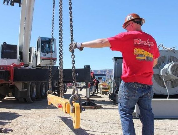 مراحل ریگری، پارس هیرانیک، بازرسی جرثقیل در شیراز